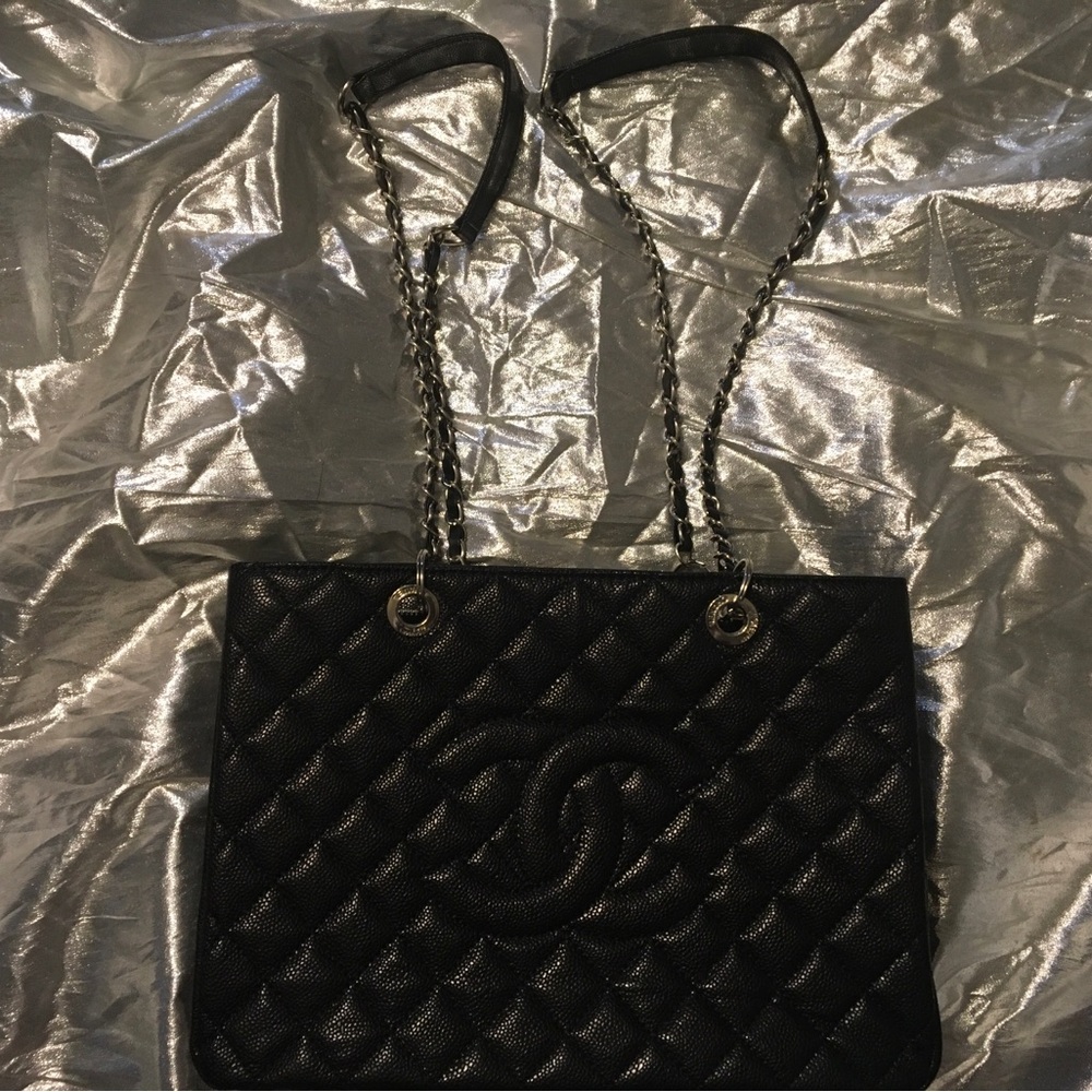 Beautiful quilted caviar purse